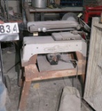 Craftsman belt and disk sander mounted on base