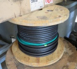 wood spool of 12/3 heavy jacketed copper cable