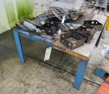 Steel Work table 42” x 35” x 21”h