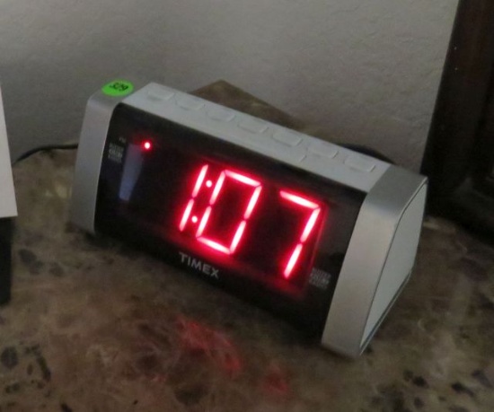 Timex digital alarm clock