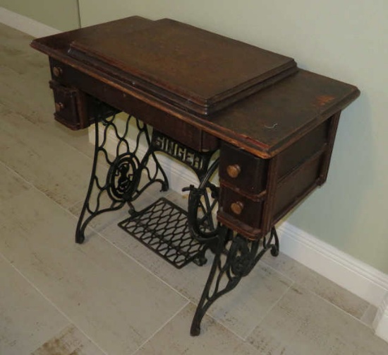 antique treadle sewing machine