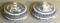 Willow Wedgewood 10” diameter lidded compotes