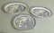 Willow Wedgewood serving platters – 10” diameter, 11” x 9” oval, 13” x 10” oval