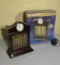Grand chime clock with shipping box corded electric music bells play on the hour 14” h x 11” wide x