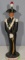 ceramic figure of Spanish soldier (damage to feather hat 19” high