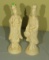 Pair ceramic Asian figures 13” high