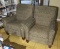 brown upholstered recliner chairs