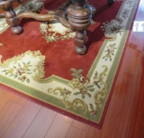 Oriental Weavers of America 100% polyester rug “Plateau” abriissone red color 5'3” x 7'7”