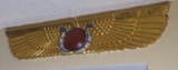 Egyptian over door decorator piece 37” wide x 8” high