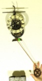 antique clock mechanical movement 11” x 7” wide x 7” deep