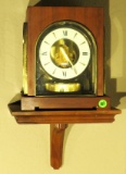 Gruen Swiss made wind up mantle clock   10” h x 9” wide x 7” deep