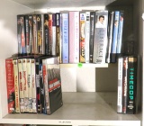 collection of DVD's and magazines