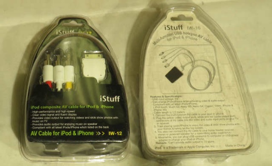 I-Stuff IW-12 AV cable for iPod & iPhone