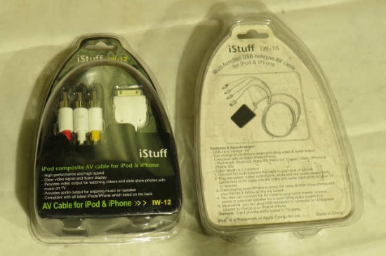 I-Stuff IW-12 AV cable for iPod & iPhone
