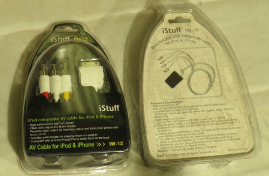 I-Stuff IW-12 AV cable for iPod & iPhone