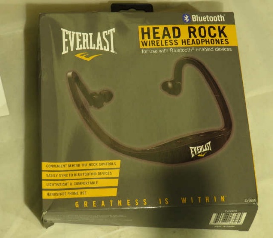 Everlast Head Rock Bluetooth wireless headphones