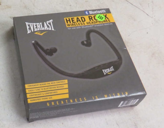new Everlast blue tooth wireless head phone set