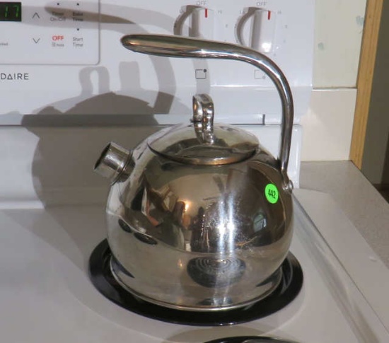 Delaque stainless tea pot