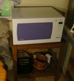 Panasonic 1250 watt inverter microwave with cart
