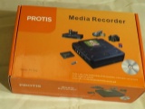 Protis Media Recorder for transferring movies and digital photos to DVD discs in real time without u
