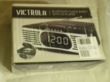 Victrola Bluetooth clock radio with CD player