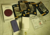 mixed lot - phone chargers, arm bands,