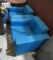 Blue Fabric Upholstered arm chairs