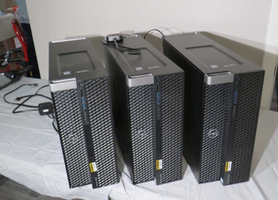 Dell 5820 computer with dual GeForce w5700 graphics cards