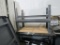 4' steel table with stainless steel top  48