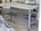 Steel Industrial Work Table with Formica top, under shelf, ULINE, on casters, 6'l x 30”w 37.5”h