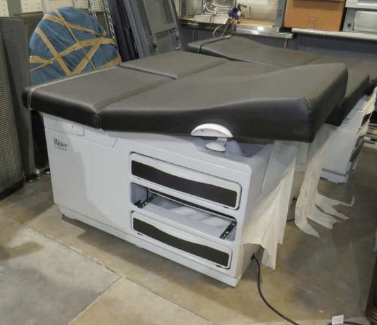 Ritter by Midmark manual exam table  model 204-011  56”l x 28”w x 32”H  mfg 2021