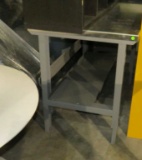 Industrial Table with Stainless Steel top, Adjustable Height, 48”L x 30”w, ULINE