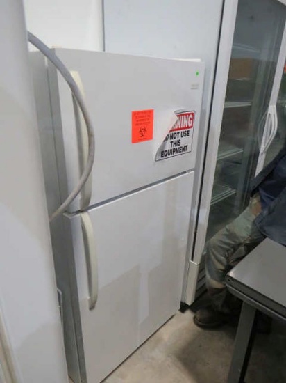 Frigidaire Refrigerator BIOHAZARD   60"H x 28"w x 29" d (not recommended for food storage)