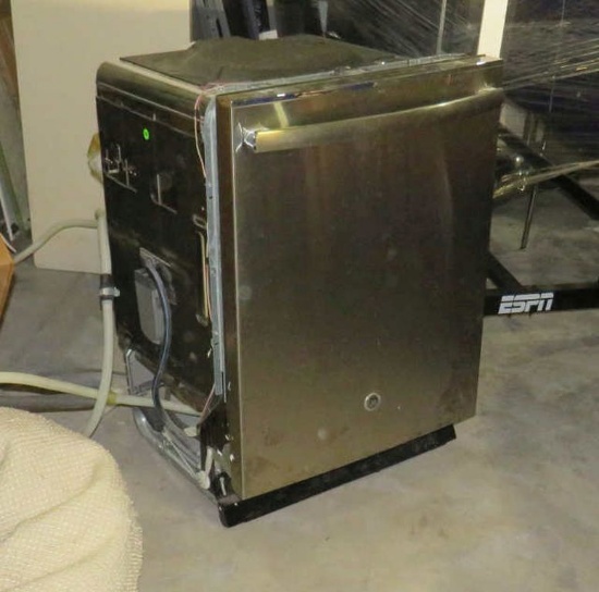 GE Profile Dishwasher with Stainless Steel front