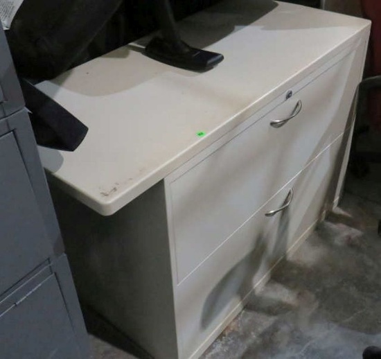 2 Drawer Lateral Filing Cabinet 42"w x 28"h x 19"d