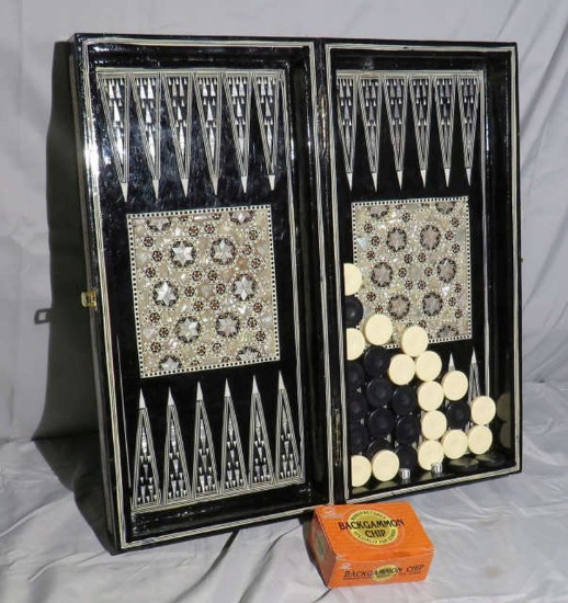 backgammon game in case