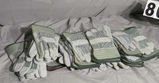 pair new work gloves