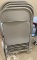 Gray Folding Steel Chairs
