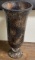 Brown Crackled Glass Vase, 15