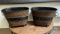 Metal Footed Tubs, 14.5