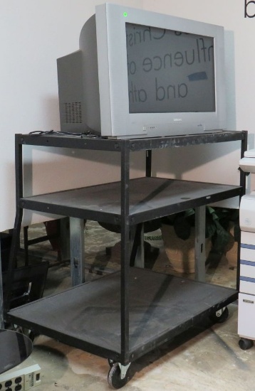 Philips 31" Television on Rolling Cart