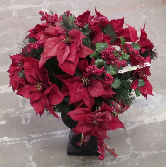 Christmas Poinsettia Arrangement