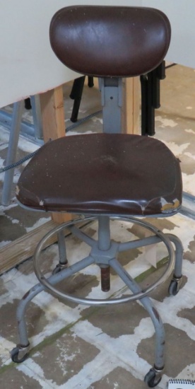 Rolling Shop Chairs, Needs seat cushion repaired