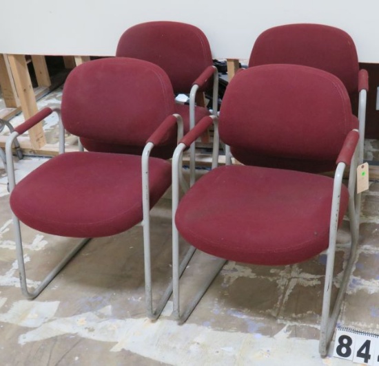 Red & Gray Office Chairs