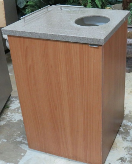 Trash Can Cabinet, 26"x26"x40.5"