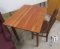 Pine Table with Wood Chair Set