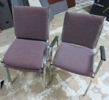 Burgundy Stack Chairs