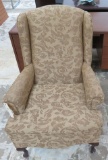 Gold Winged Arm Chair