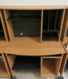 Light Brown Rolling Desk, 32