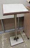 White & Brown Lectern